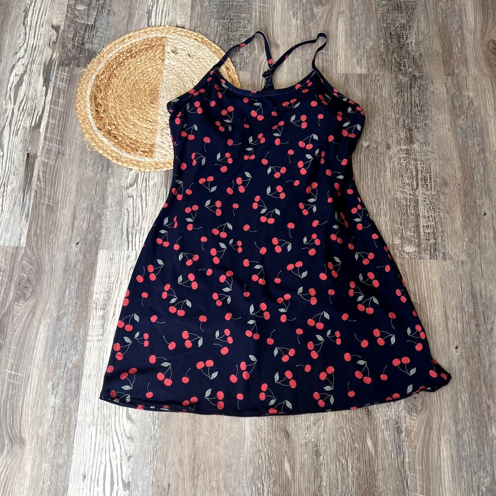 OUTDOOR VOICES Cherry Print Exercise Dress